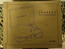 Victrola Journey Bluetooth Portable Suitcase Record Player VSC-550BT SMOKEY BLUE