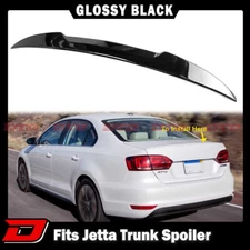Fit For Volkswagen Jetta MK6 Sedan DTO V Style Rear Trunk Spoiler Painted #L041