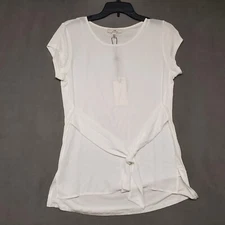 H By Halston Women White Sleeveless Blouse Size XS