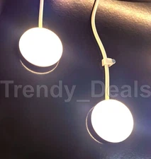 SET of 2 - Ikea HALVKLART LED Cabinet Spotlight Light, USB White 904.636.23 NEW