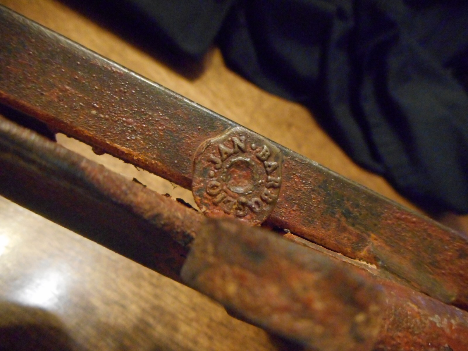 Vintage Hand Forged Pair Large Wall Sconces by Jan Barboglio 35" H Candleholder