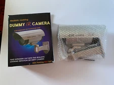 Dummy IR Camera Realistic Looking With Flashing Red Light In or OUtdoor use New