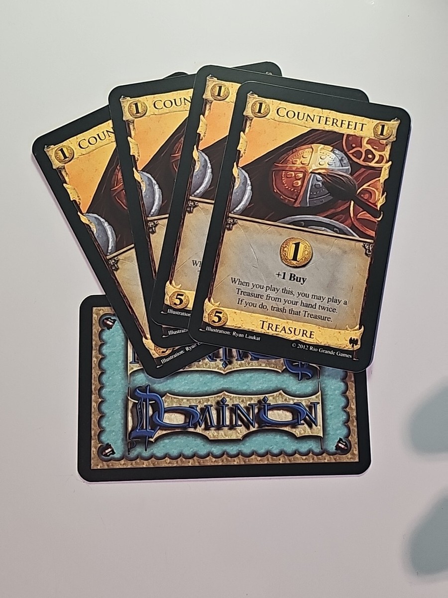 Dominion Replacement Cards - 5 "Counterfeit" Cards Rio Grande Games | eBay
