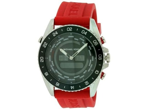 MICHAEL KORS JET MASTER SILVER+BLACK 