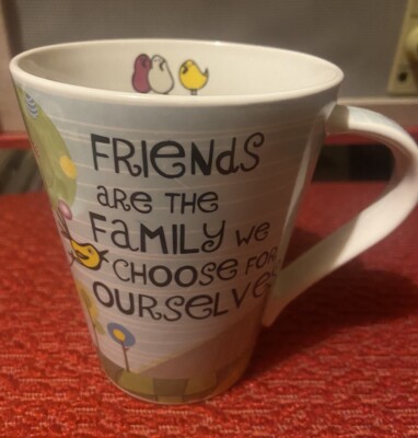 QUEENS ''The Good Life'' Tasse FREUNDE SIND DIE FAMILIE, DIE WIR FÜR UNS SELBST WÄHLEN