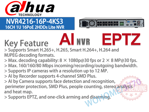 Dahua 16CH 8MP 4K AcuPick Wizsense IP Camera POE AI NVR Security System Kit Lot - Picture 2 of 25