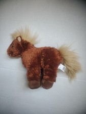 8" Ganz Horse HM103 Plush Brown Pony Mini Stuffed Animal