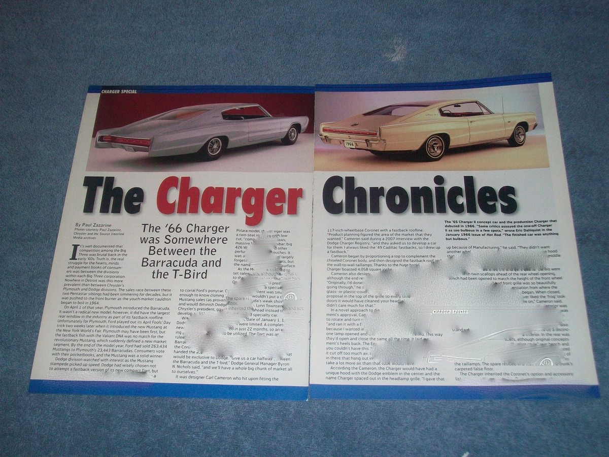 DODGE CHARGER 1966-1974 の雑誌 DODGE CHARGER 1966-1974 の雑誌