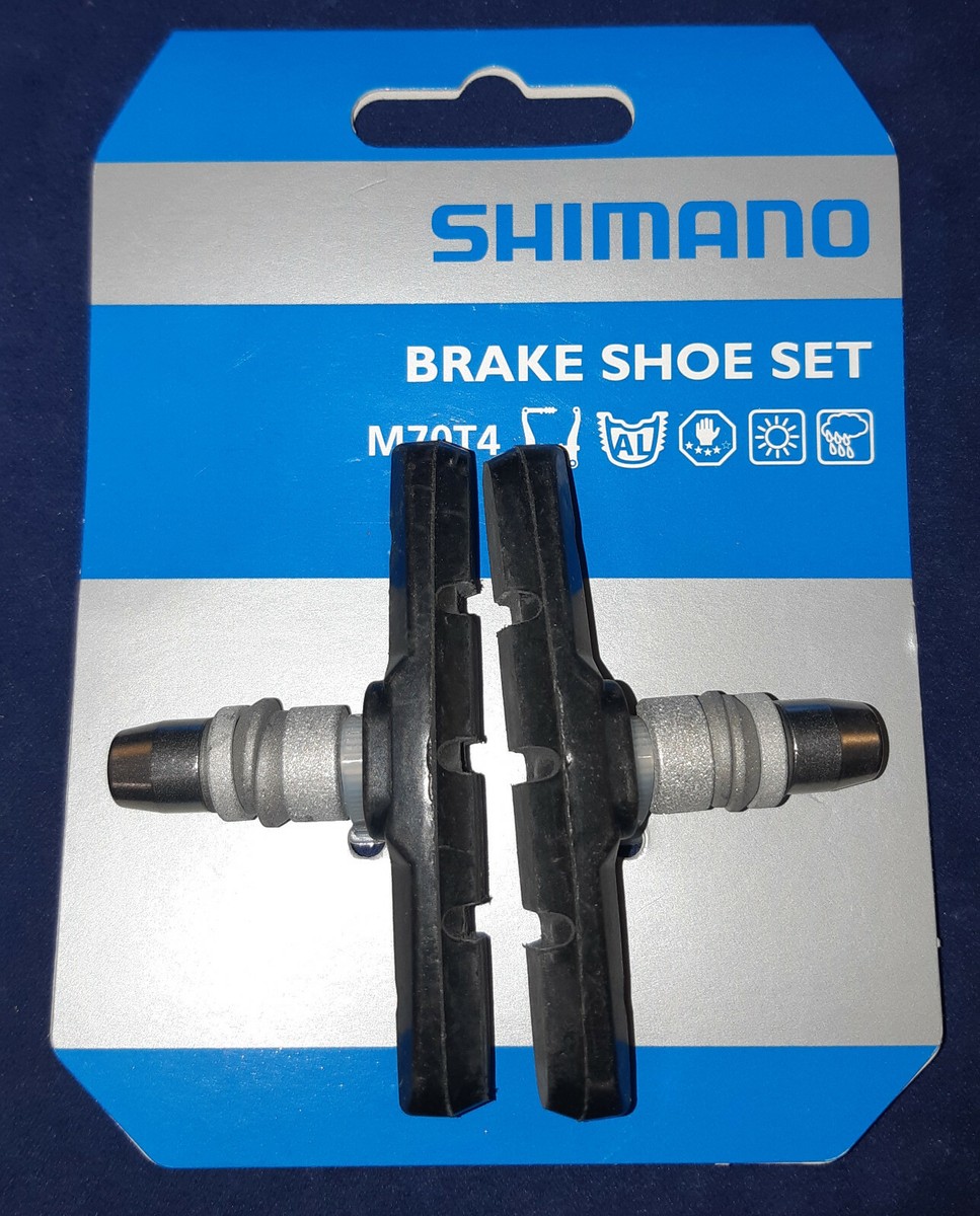 Y8BM9803A Shimano Mountain Bike V- Brake Shoe & Nut Set - M70T4 | eBay