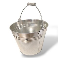 Secchio in zinco con maniglia capacità 10 litri secchio giardino casa decorativo