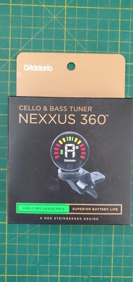D'addario Cello & Bass Tuner Nexxus 360 (PW-CT-29)
