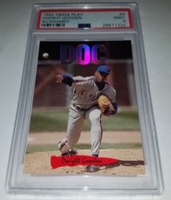 1993 Donruss Triple Play #6 Dwight Gooden Nicknames Card PSA 9 Mint Doc