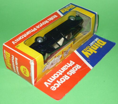 Dinky / 124 Rolls Royce Phantom V in Navy Blue / Originalverpackt - Bild 13 von 16