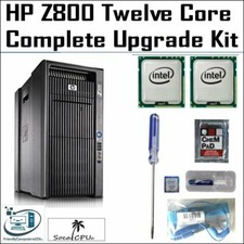 12 Core HP Z800 Workstation XEON CPUs Processor Upgrade Kit up to 3.46GHz X5690