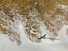 Gold single tree on canvas oil painting 20 x 24" — photo 2