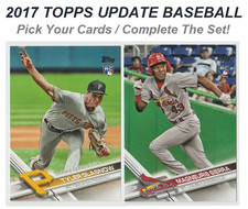2017 Topps Update Baseball - Pick Your Cards / Complete The Set!