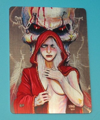 LADY DEATH ''RED HOOD'' Metallicard BP EDITION Metal Card JAMES O'BARR