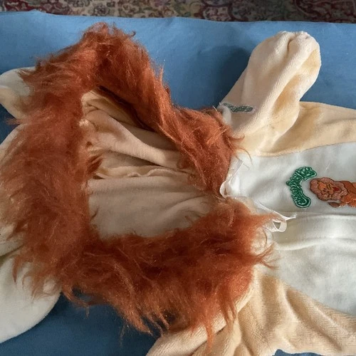 Vintage 1984 Cabbage Patch Brown One Piece Lion Suit Outfit CPK