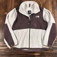 The North Face Womens Medium Brown/Pink Denali Polartec Fleece Full Zip Jacket