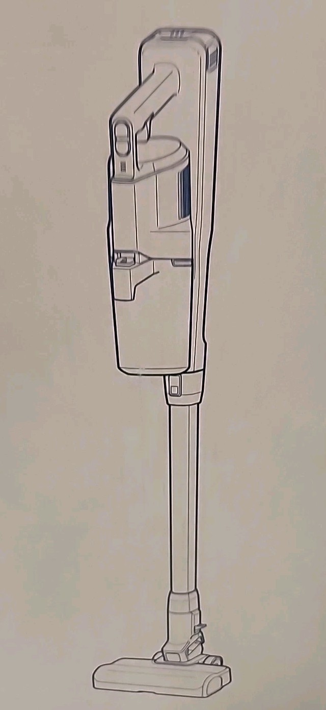 NEW Bissell 4173 PowerClean 200W Self-Standing Cordless Vacuum with Brush Roll