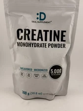 Instant Creatine Monohydrate Powder, 5g Per Serving – 10.6oz  7/27