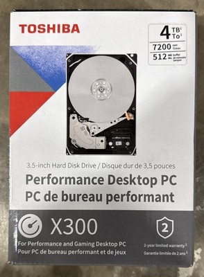 Toshiba X300 4 TB Hard Drive HDWR740XZSTA 4TB HDD