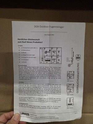 8 x Doit Outdoor Fugenreiniger  - HSE24 - Gartengerät Aa