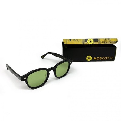 MOSCOT LEMTOSH 49 24-145 Sunglasses Black Frame w/ Case & Box