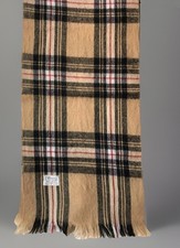 VINTAGE BALTMAN CO 100 WOOL SCARF For FIFTH AVE NEW YORK 58 x 12,5