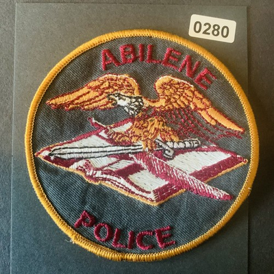 #ad Abilene Police Patch Embroidered Round Law Enforcement Collectible $7.99