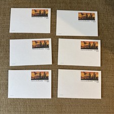 POSTCARD Unused 15 Cent America The Beautiful Postcards USPS 1988 LOT OF 6