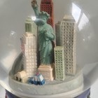 New York City Snow Globe 6.5" Skyline Twin Towers Statue of liberty Music Spins  — photo 3