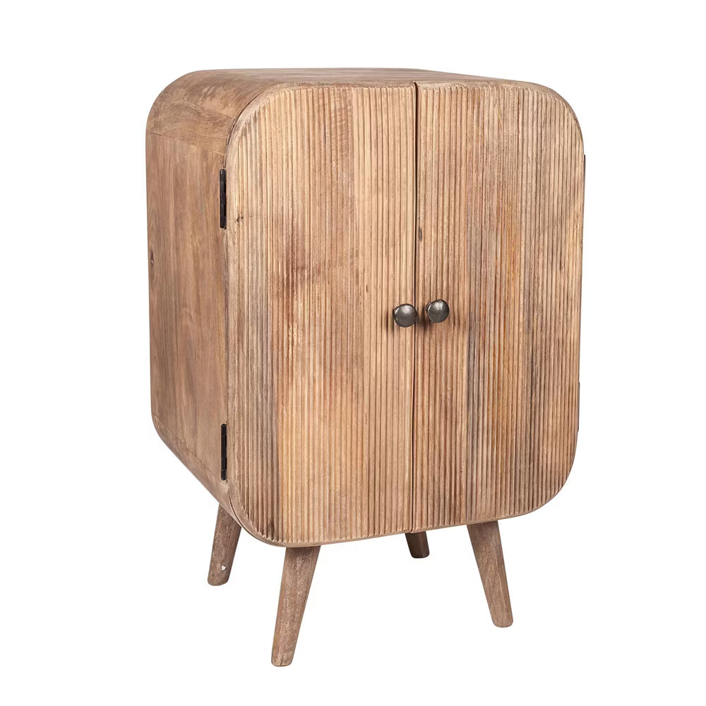 East at Main Mollie 2 Door Mango Wood Side Cabinet Mid-Century Design 39190₽