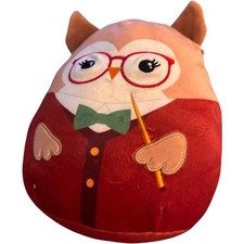 Squishmallows Kellytoy 8  JAYDELLE the OWL-Teacher-Back to School Squad Plush