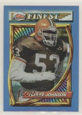 1994 Topps Finest Refractor Pepper Johnson #61 0e72