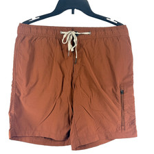 Vuori Explorer Shorts Men's Medium Shiitake Brown 8" Inseam Hiking V384 NWOT