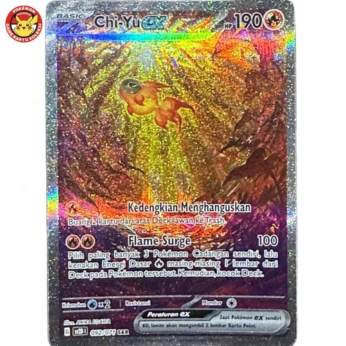 Chi-Yu ex SV2D 092/071 SAR Illustration Rare Clay Burst Pokemon TCG Indonesia