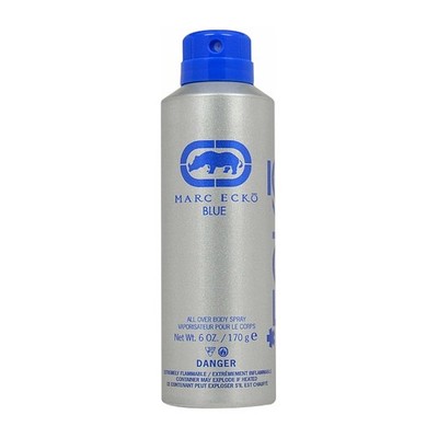 Ecko Blue Body Spray By Marc Ecko. Refreshing, Modern Scent. New In Box. 6 Oz