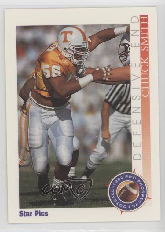 1992 Star Pics Auto Charles Smith III Chuck Smith #54 Auto 9lz