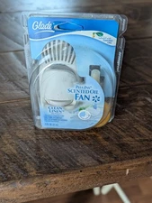 New 2007 Glade PlugIns Scented Oil Fan with Clean Linen Fragrance .71oz Sealed