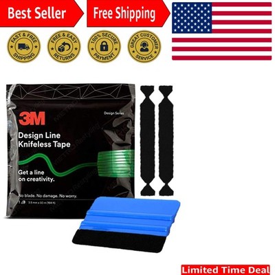 Design Line 50m Precision Vinyl Tape Roll with Toolkit for Artistic Creations