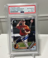 2019 Bowman Draft 1st Bowman Gunnar Henderson PSA Authentic Auto #BD-22 Orioles 