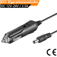 Auto 12V / 24V ZigarettenanzüNder Stecker 1,8M Kabel Kfz Netzstecker Adapter