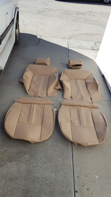 BMW E39 540I 530I LEATHER UPHOLSTERY SEAT KIT NEW EXAMPLE SAND BEIGE NEW
