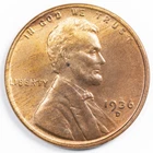 1936-D Lincoln Wheat Cent Brilliant Uncirculated (BU)