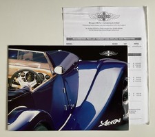 Morgan Aero 8 Original Sales Brochure & Price List - July 2000
