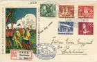 1938 Delaware Tercentenary Scott # 268-72  Sweden Lindman FDC (Scarce)