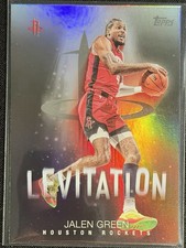 2025-26 Topps Basketball Jalen Green Levitation Rainbow Insert Rockets