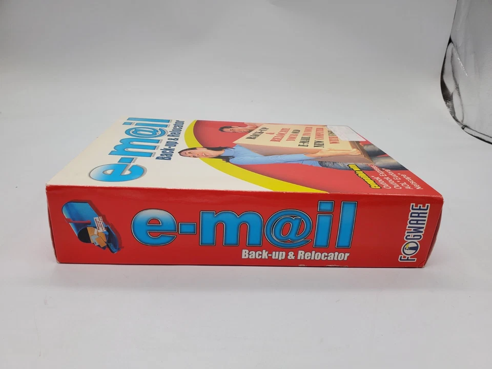 E-m@il Backup & Relocator (Fogware Software, Windows 90,2000,XP, CDROM) VTG NEW! - Image 3 of 4