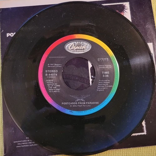 Flesh For Lulu "Postcards From Paradise / Dumbest Thing (Live In ...)" wVG+ / VG image 3